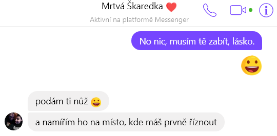 jak ji zabiješ  co si ona myslí o tom že ji zabiješ