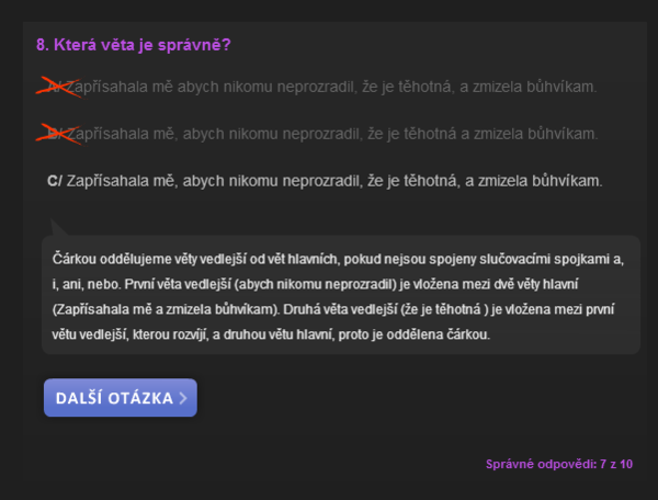 Čárky ve větách a v několikanásobných větných členech  dělají vám problém Snad