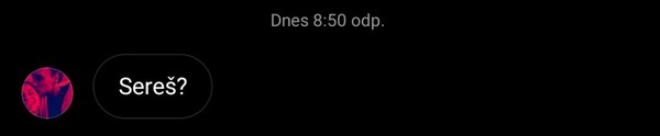 Co říká tvoje poslední zpráva