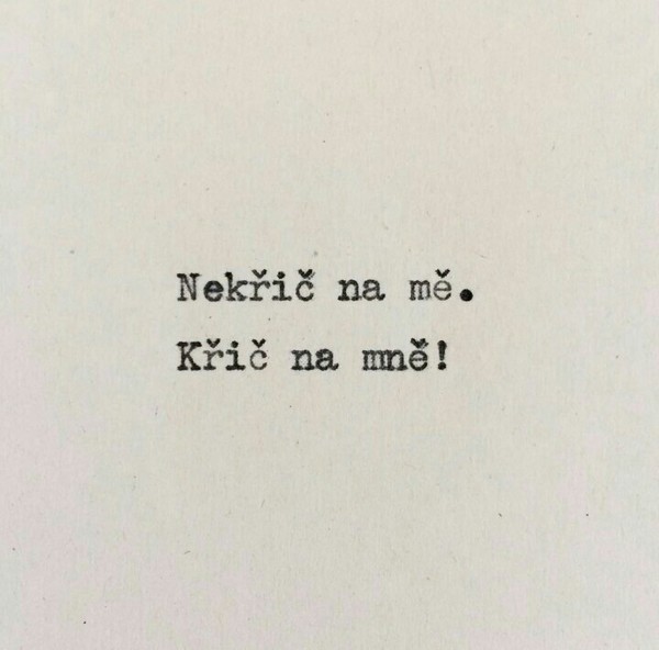 Já sama osobně zbožnuju volný otázky proto vám sem jednu dávám Ale mám podmínku