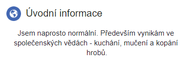 Jak by ses představila v nějaké seznamovací aplikaci