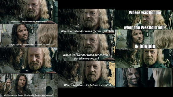 Kde byl Gondor když padly Západní Úvaly