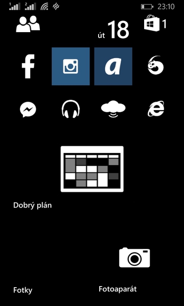 Vyfoť tapetu tvého mobilu