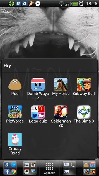 Jaké máte v mobilu hry