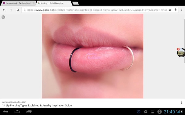 Kdyby jsis mohla pořídit jakýkoliv piercing hned ted Který by to byl D